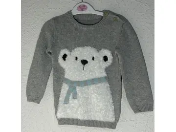 Strickpullover Eisbär