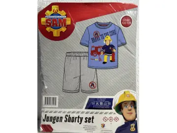 Jungen Shorty Set Feuerwehrmann Sam